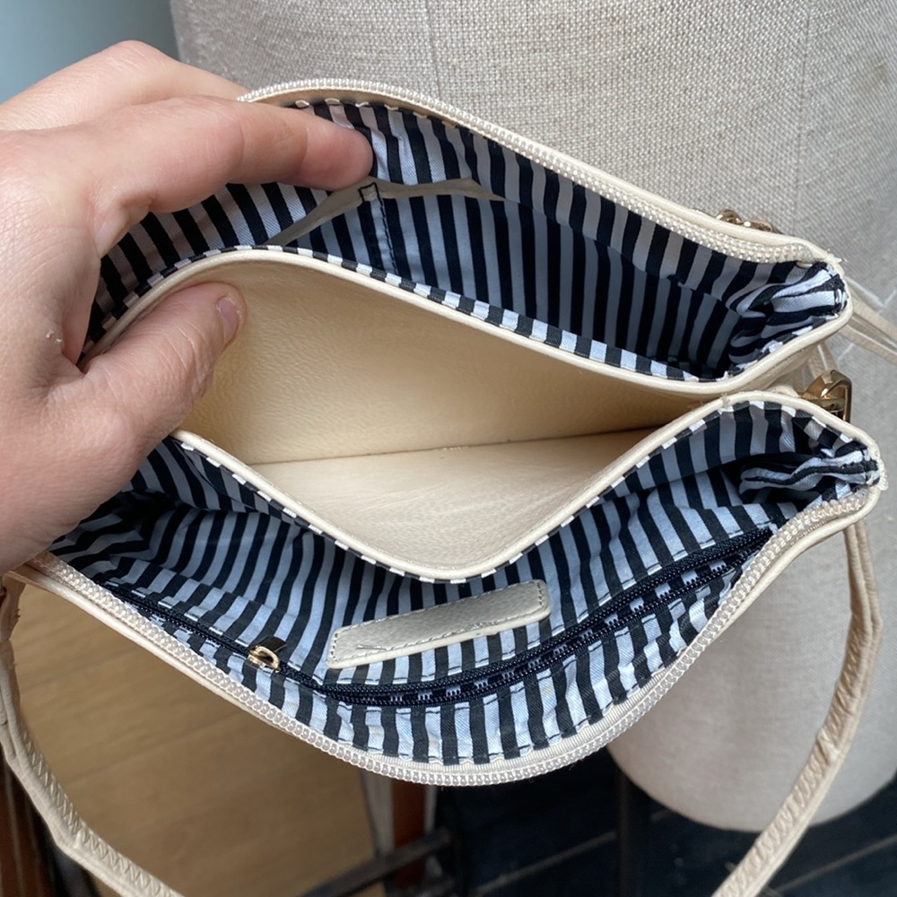 Elegant vintage  Cream Shoulder Bag - Picture 8 of 9